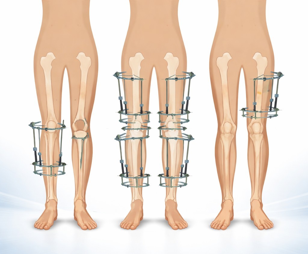 Cross Quadrilateral Sequential Limb Lengthening