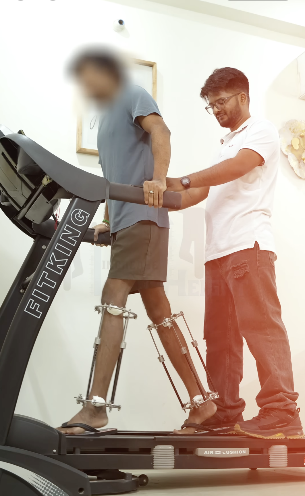 Patient mobility practice during rehabilitation