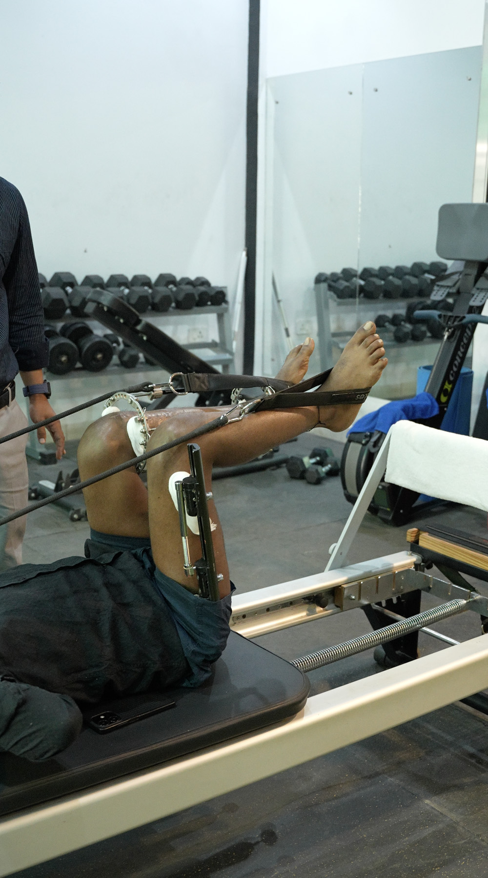 Structured physiotherapy after limb lengthening