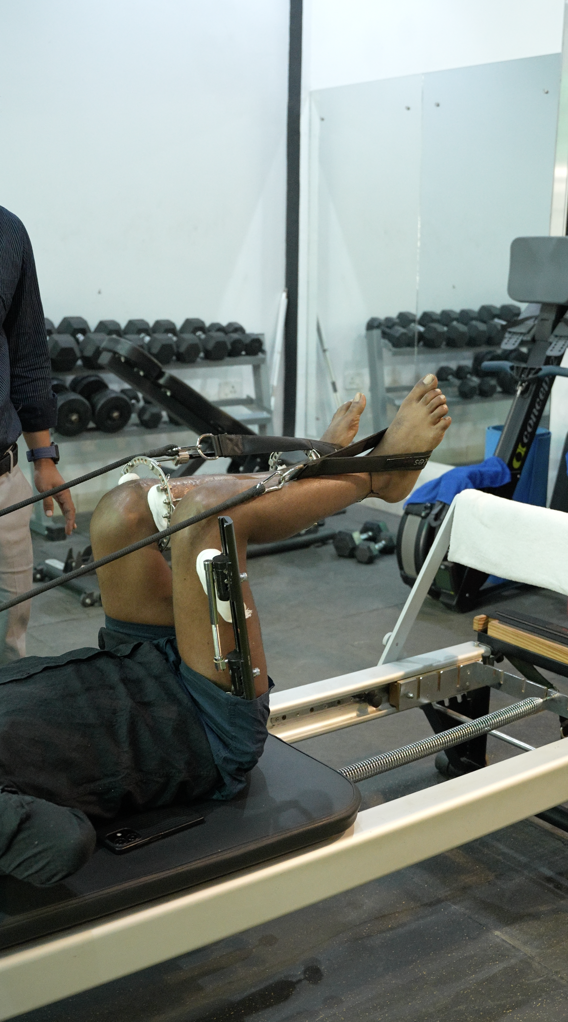 Structured physiotherapy after limb lengthening