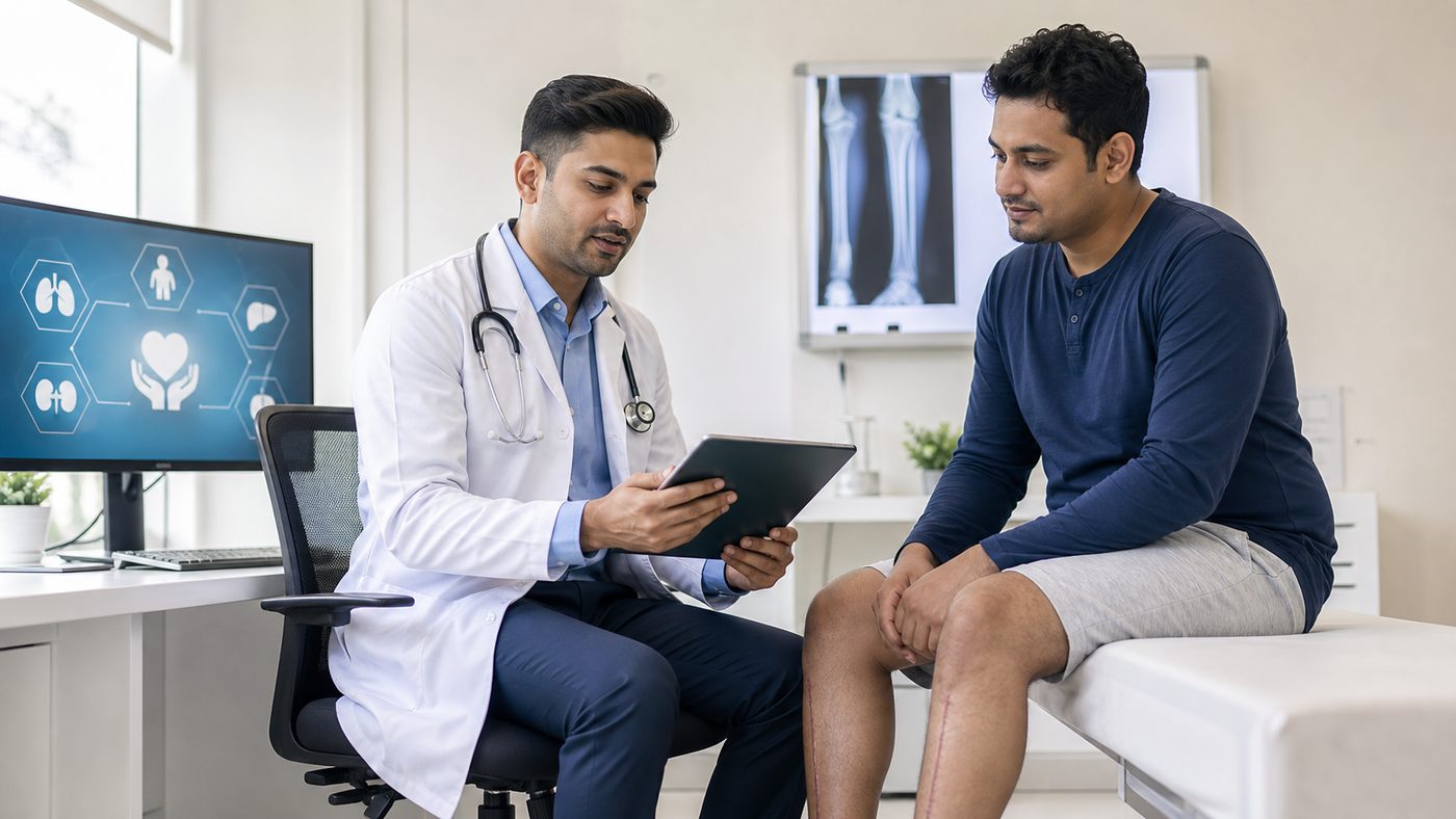 Organ donor eligibility consultation after limb lengthening surgery