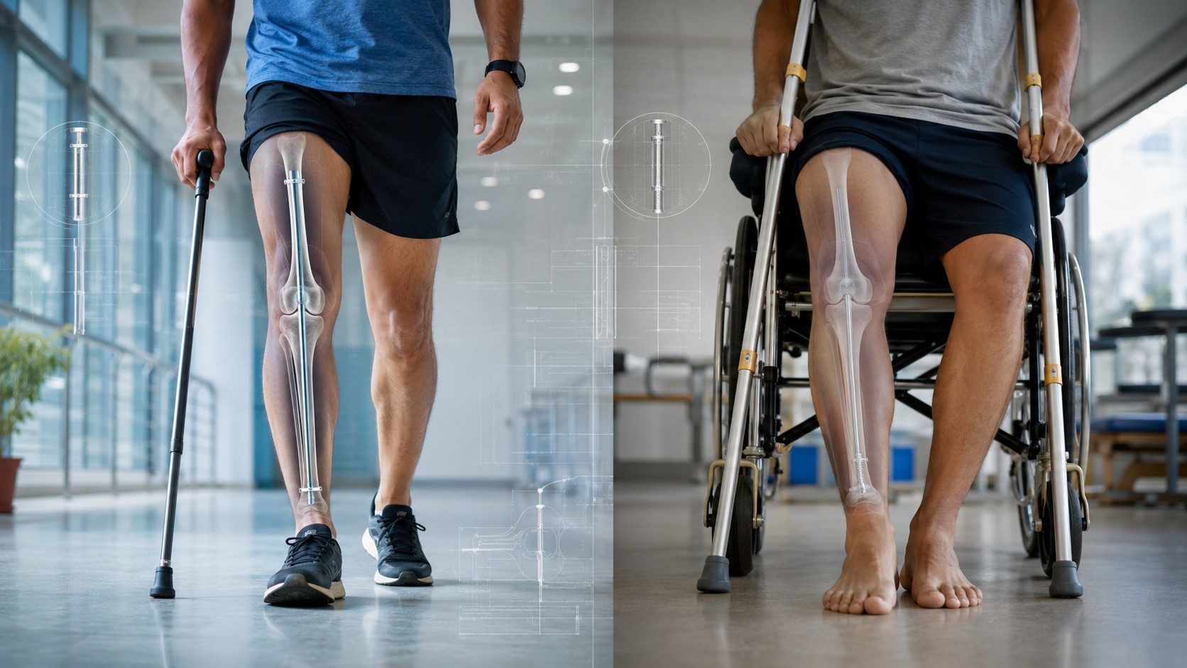 Weight bearing vs non-weight bearing limb lengthening implants
