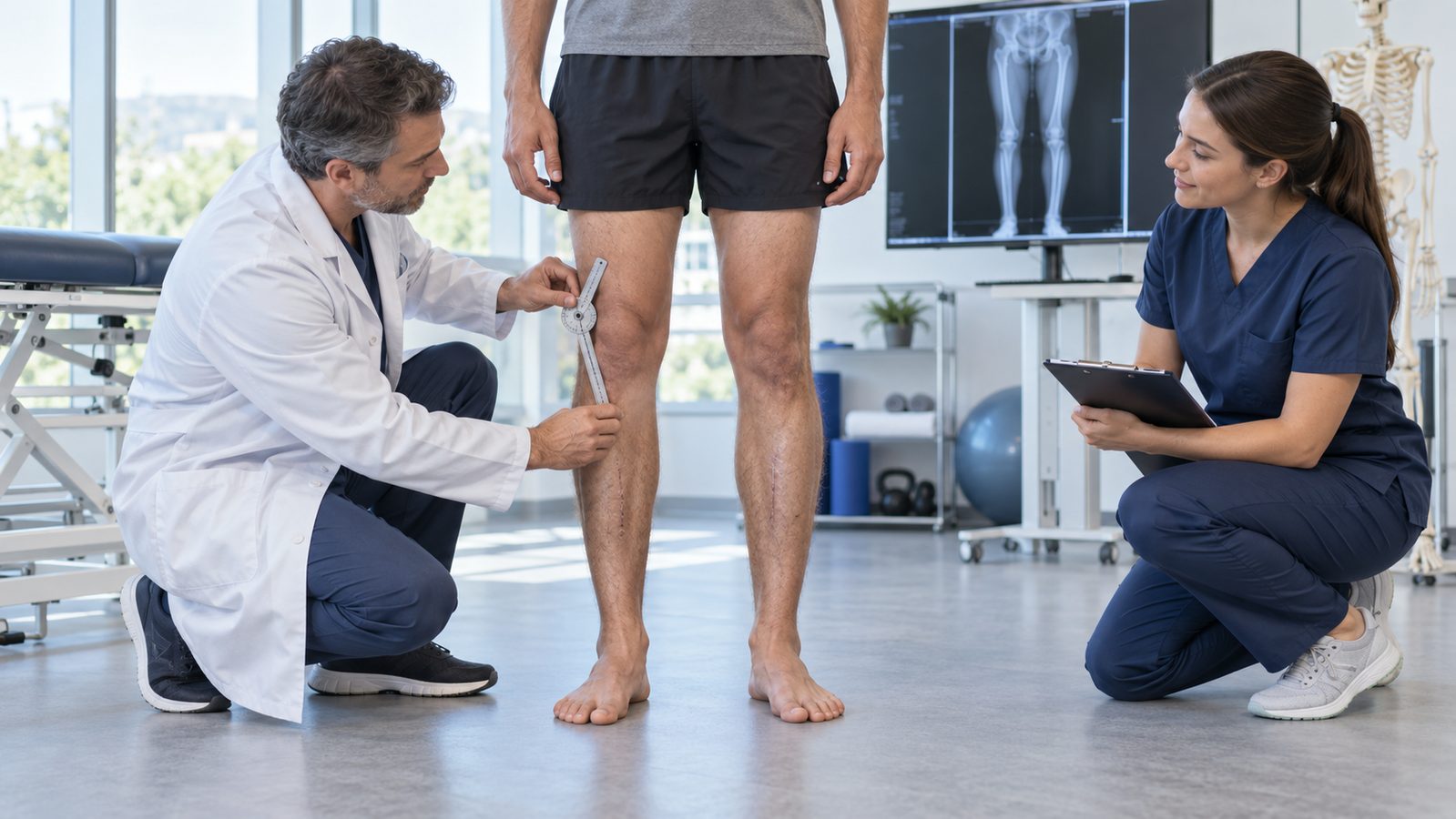 Orthopaedic assessment of knee alignment and leg appearance after limb lengthening surgery